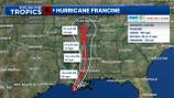 Francine makes landfall in southern Louisiana 