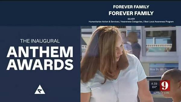 Forever Family receives The Inaugural Anthem Award