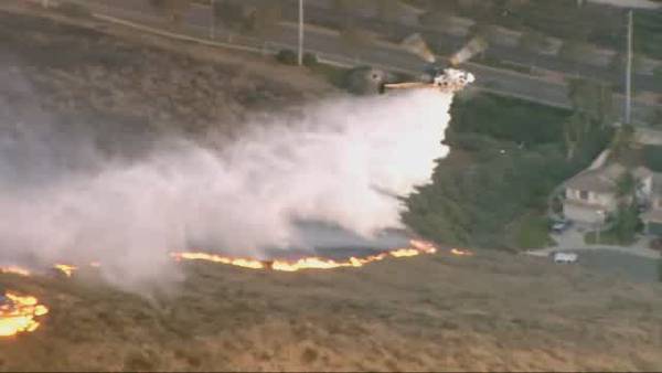 Wildfire erupts near Reagan library in Southern California
