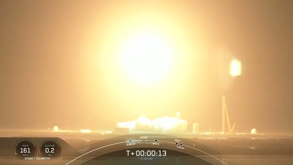 WATCH: SpaceX lights up Florida’s Space Coast with early morning Falcon 9 rocket launch