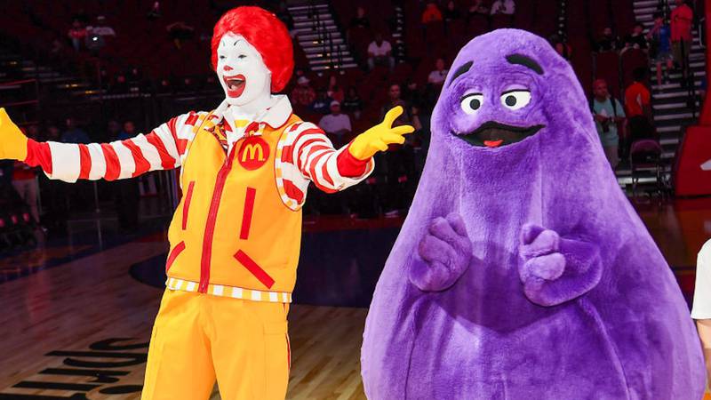 Grimace; Ronald McDonald