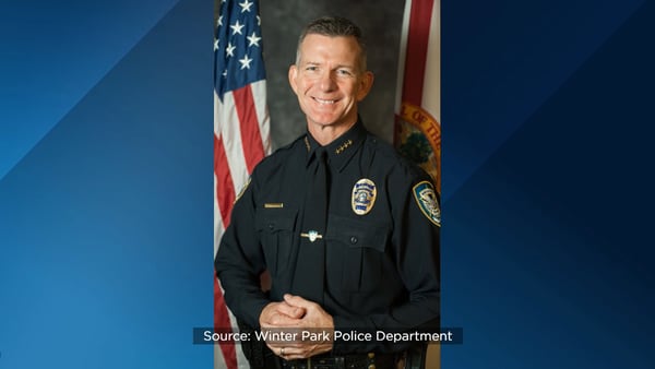 Winter Park police chief bonded out after facing judge for domestic violence charge