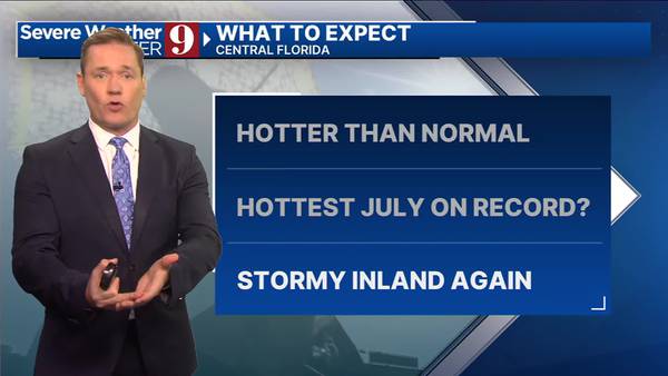 Evening forecast: Monday, July 22