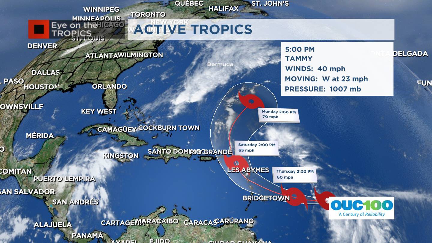 Tropical Storm Tammy: What to know about the Caribbean storm system : NPR
