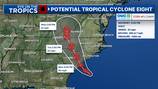 Tropics Update: Potential Tropical Cyclone forms off the Carolina Coast