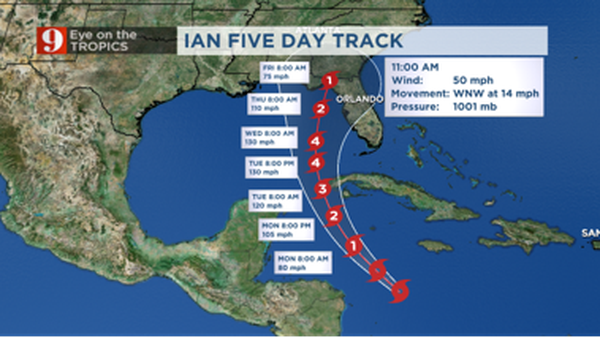 VIDEO: Parts of Cuba are now under hurricane warning, Central Florida remains in Ian’s path
