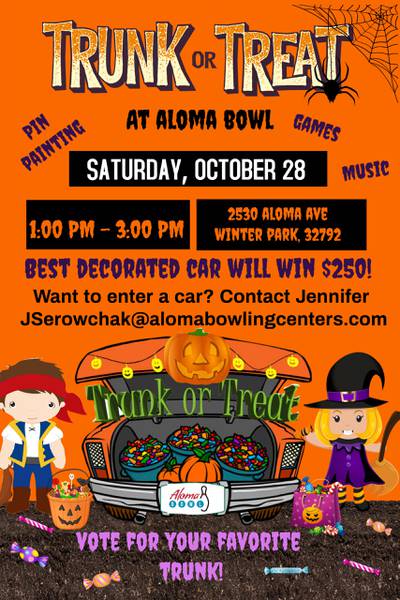 Over 70 Halloween Trunk or Treats and Activities Happening in