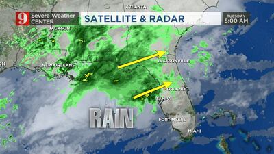 Video: Grab your umbrella: Showers to move through Central Florida this afternoon