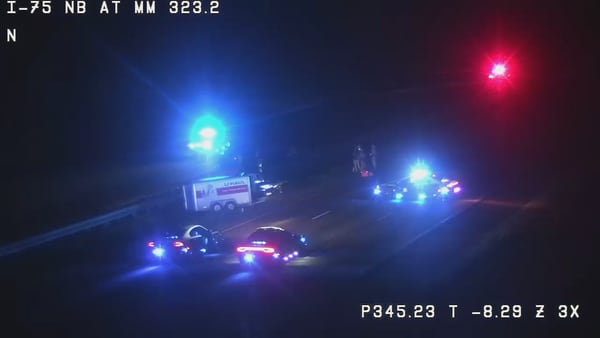 Man killed, 3 others seriously injured in DUI crash on I-75, troopers say
