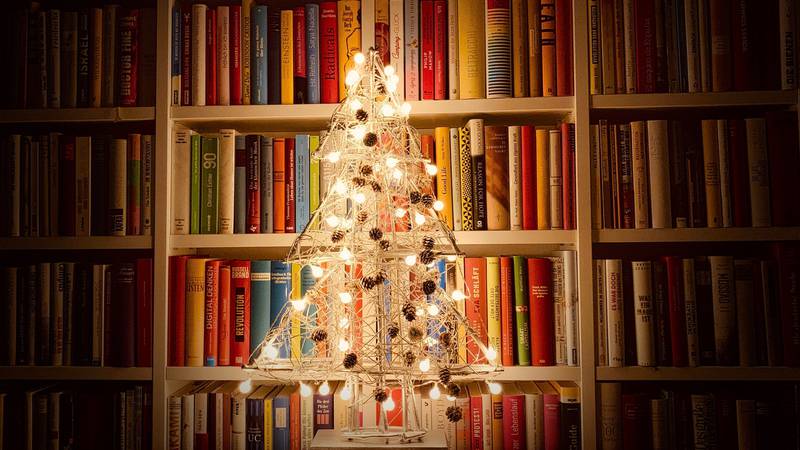 Christmas library