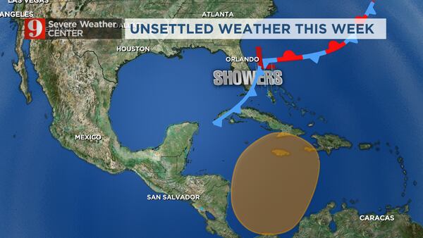 Disturbance in Caribbean could become named storm next week