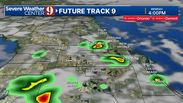 Afternoon storm pattern continues this week in Central Florida