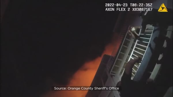 WATCH: Deputies rescue baby from apartment fire in Orange County