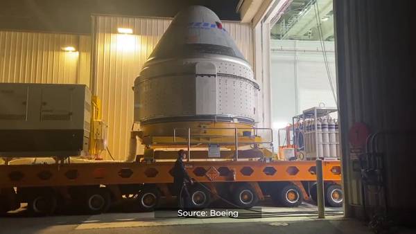 UPDATE: Boeing Starliner rollout paused due to hydraulic leak on transport vehicle
