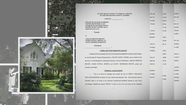 Video: Wealthy winter park family named in lawsuit over drowning death