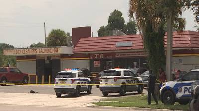 Photos: Police investigate after 1 hurt in Orlando shooting