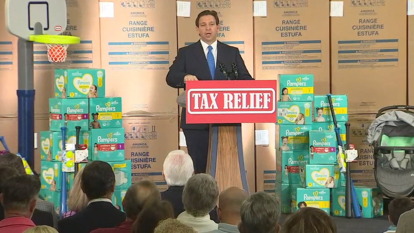 Gov. DeSantis details plan for expanded sales tax exemptions in Florida