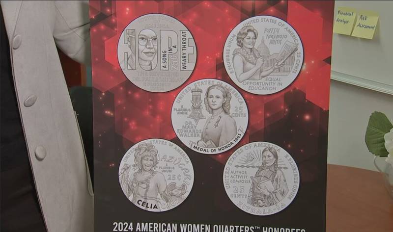 Five American women are being honored on U.S. currency in 2024.