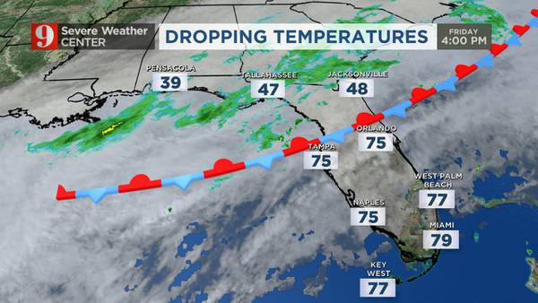 Major cold front on the way to Central Florida