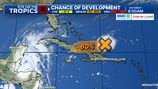 Tropical Storm Nadine forms as another system shows increased chance to develop