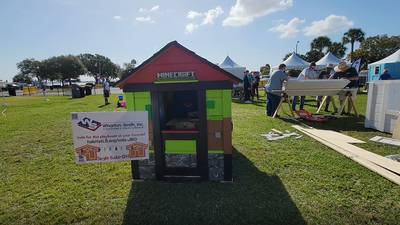Photos: Habitat for Humanity of Lake-Sumter hosts biggest playhouse building event of the season