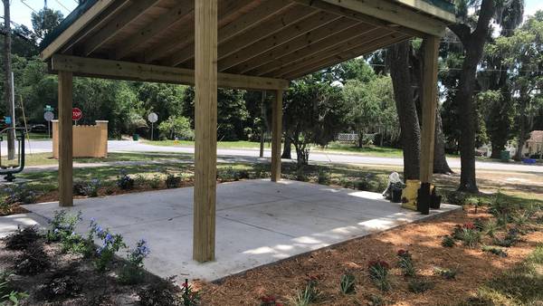 Park pavilion named after 2 DeLand natives who are dedicated to advocating for military veterans