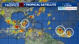 NHC monitoring three areas of tropical disturbance that could organize in Atlantic basin