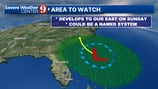 New tropical system off Florida’s east coast could develop into next named storm over weekend