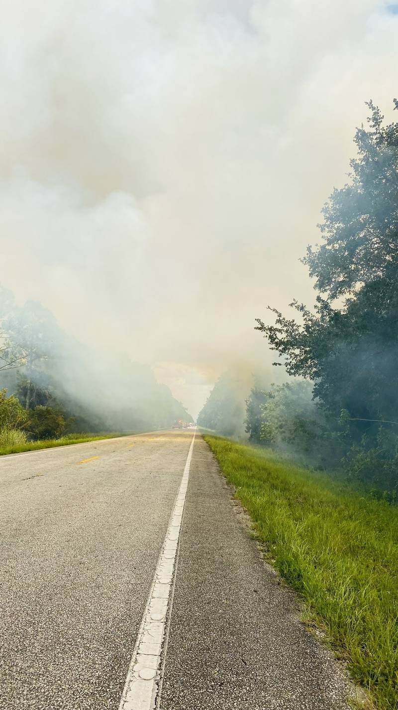 15-acre wildfire affects traffic in Seminole County