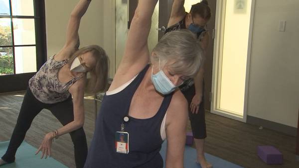 Yoga class at Orlando Health helps cancer fighters find calm, strength during treatment