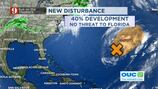 Chance of Atlantic disturbance becoming organized storm decreases