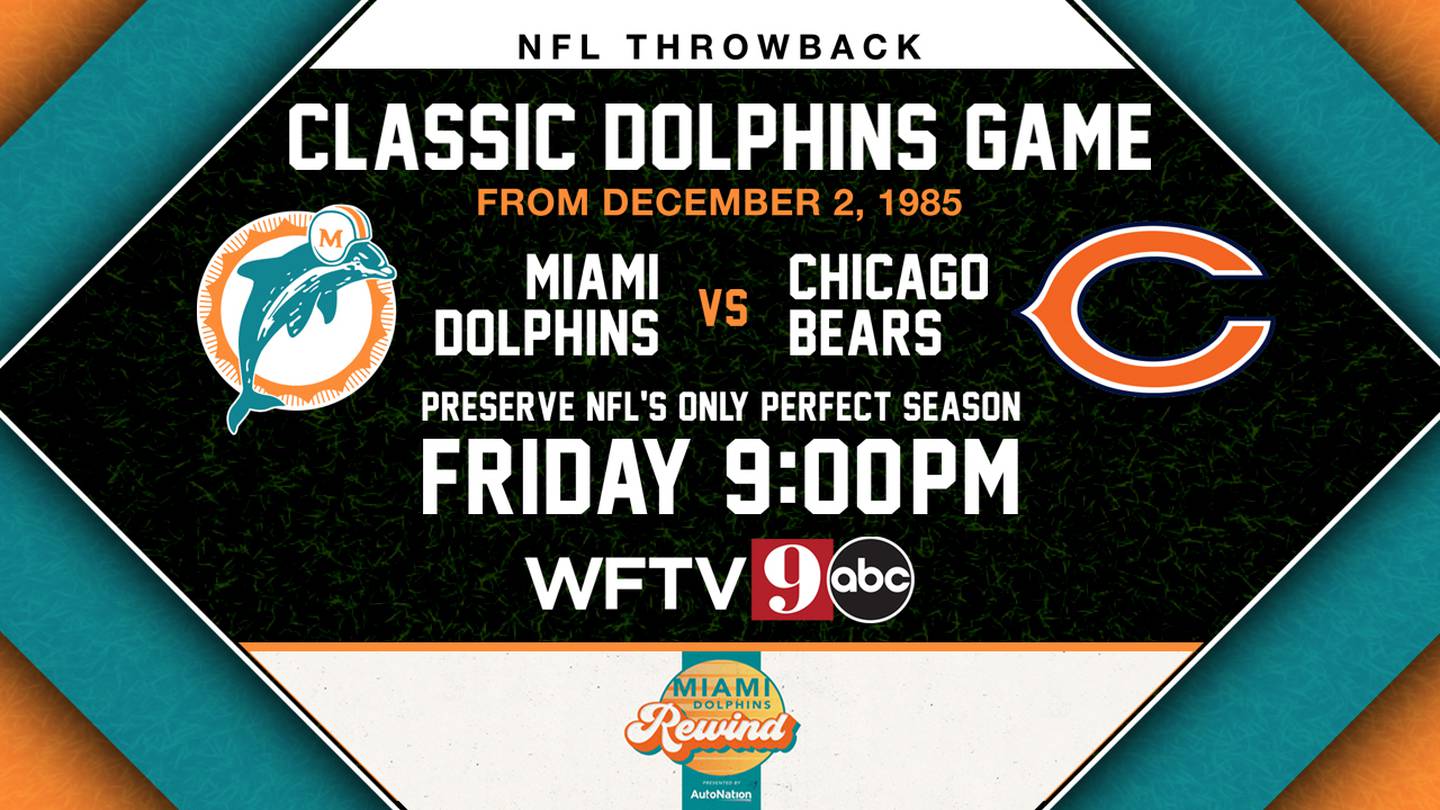 Classic Miami Dolphins games to air on Channel 9 What you need to know