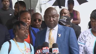 Benjamin Crump, Natalie Jackson speak with family of man killed by Titusville police officer