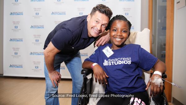 Photos: Ryan Seacrest joins patients for broadcast from ‘Seacrest Studio’ at Orlando children’s hospital