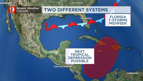 Expect a wet week ahead locally as we continue to monitor the tropics