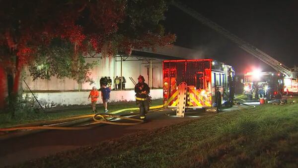 Video: Lake County firefighters respond to blaze inside Leesburg freezer facility