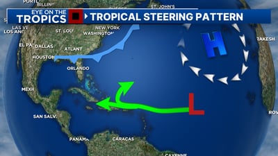 Two areas show chance for tropical development this week