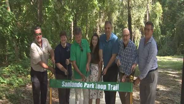 Now open: Renovated trail at Sanlando Park