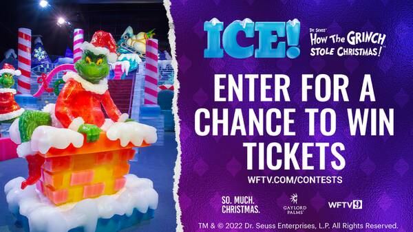 Enter for your chance to win tickets to ICE! at Gaylord Palms