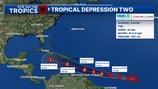 Tropical Depression 2 forms; expected to become Tropical Storm Beryl soon