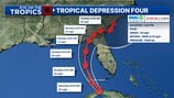 Tropical Depression 4: System begins to move into the southeastern Gulf 