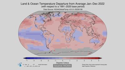 2022 one of the warmest years on record, NOAA scientists say