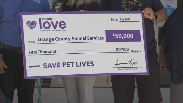 Photos: Petco Love donates $50K to support Orange County Animal Services