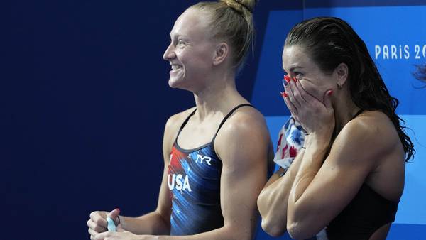 2024 Paris Olympics: U.S. wins its first medal — silver in synchronized diving