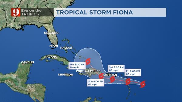 VIDEO: Tropical Storm Fiona makes first landfall, expected to strengthen in the Caribbean