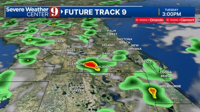 Rain and storm chances increase Tuesday in Central Florida