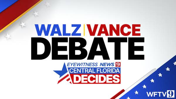 TONIGHT: JD Vance and Tim Walz to face off in vice presidential debate