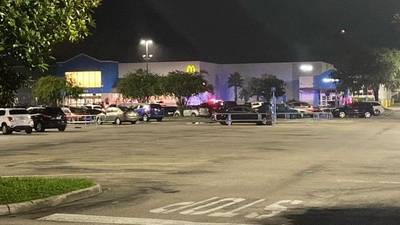 Deadly shooting at shopping plaza: apparent gunfire heard on nearby surveillance video