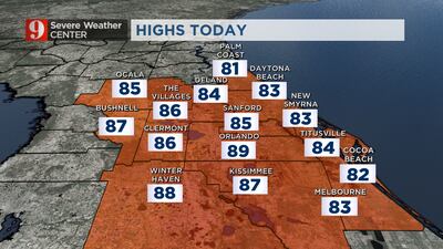 Warm Saturday with possible afternoon storms