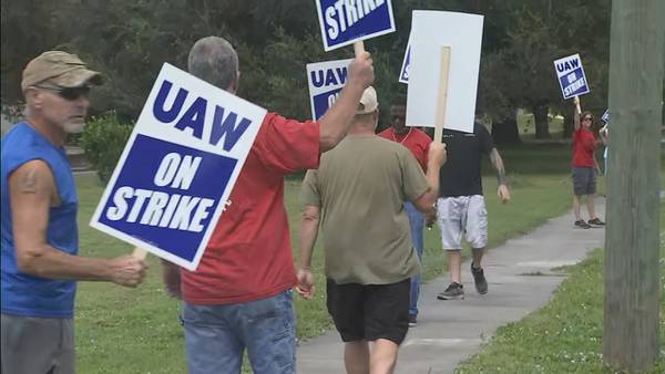 Nationwide auto worker strike hits Central Florida